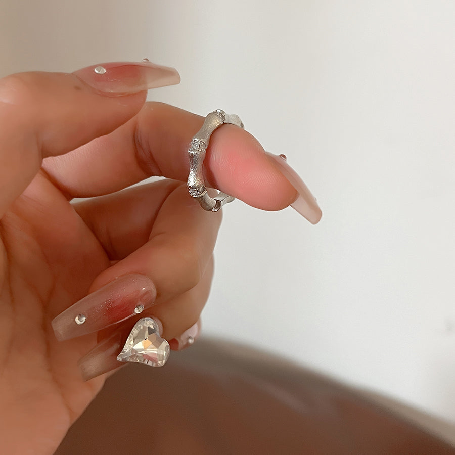 Vintage Bamboo Bracelet Mid-ancient Flowers