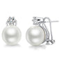 New Earrings Featuring A Faux-pearl Clasp Design