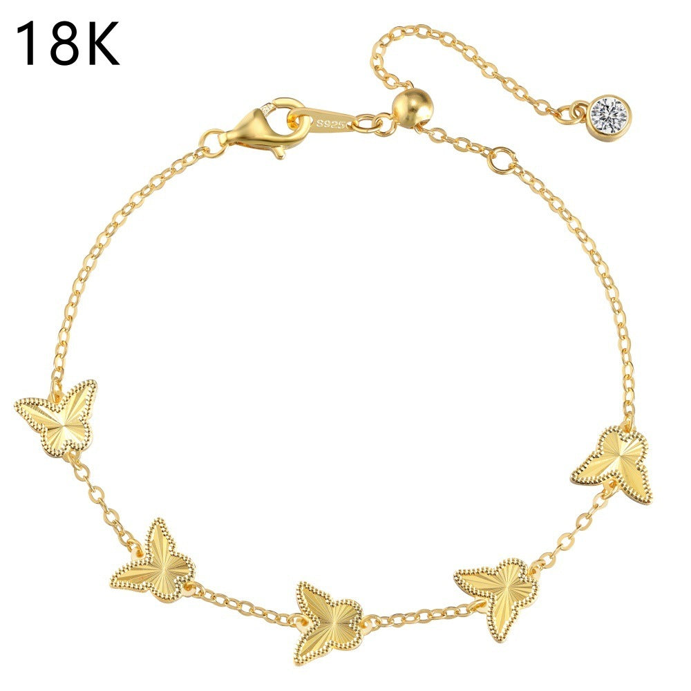 Fashion Flower Laser Design Bracelet