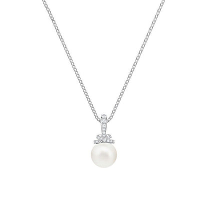 Elegant Temperament, All-Match, A More Elegant And Intellectual Pearl Jewelry With Diamonds