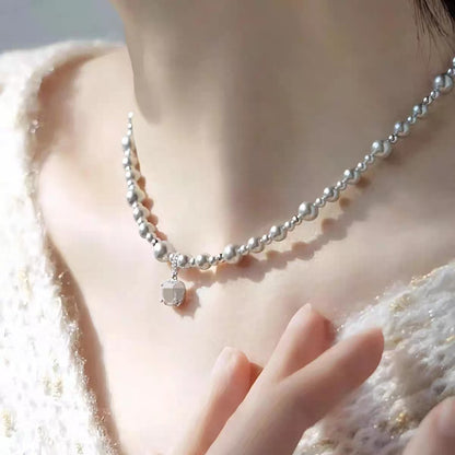 Bubble Cube Candy Women's All-match Clavicle Chain Neck Chain Bracelet Earrings