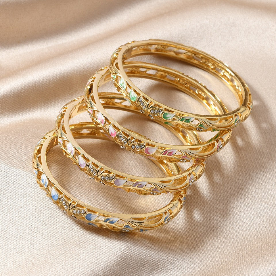 Womens Delicate Stylish Vintage Open Bracelet