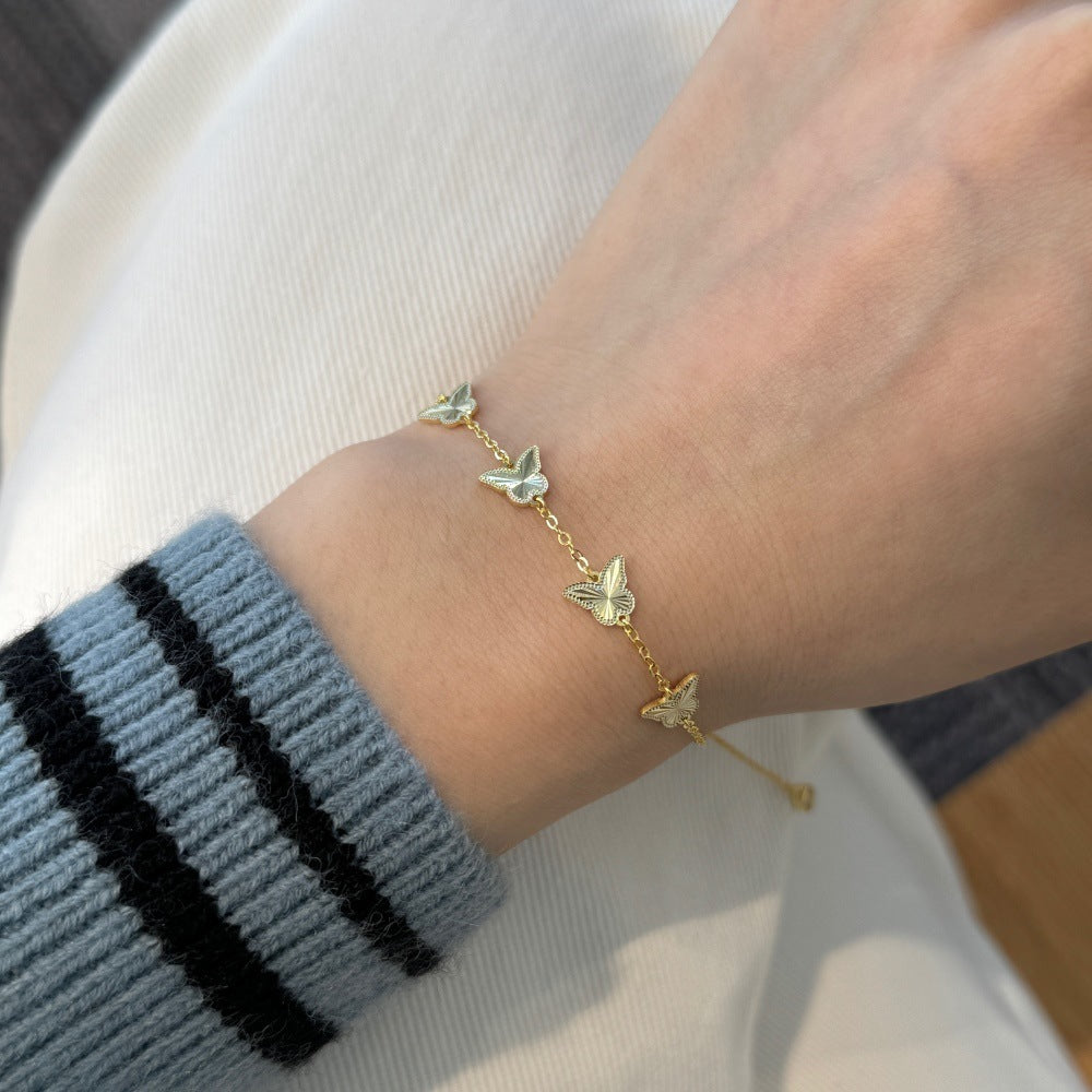Fashion Flower Laser Design Bracelet