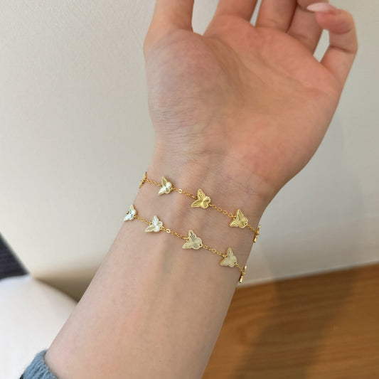 Fashion Flower Laser Design Bracelet