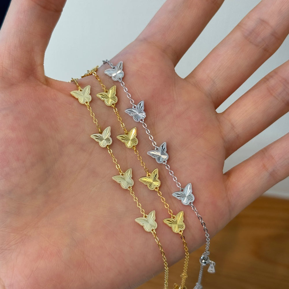 Fashion Flower Laser Design Bracelet