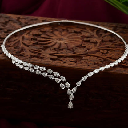 Multi-layer Open Zircon Necklace Party Accessory