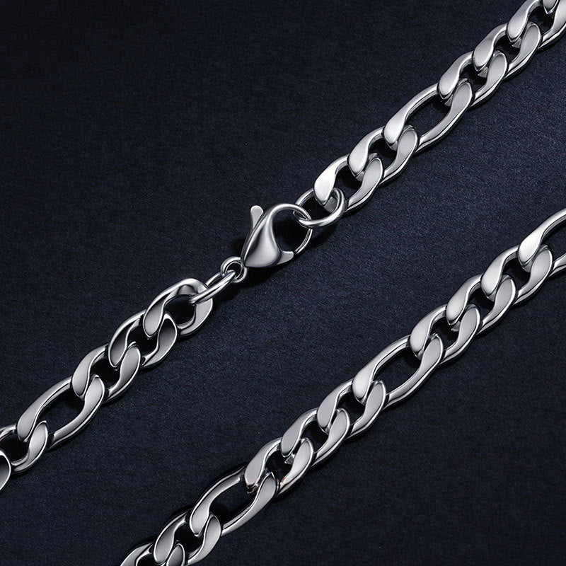 Stylish Hip-hop Choker Necklace Made From Premium Lightly Luxurious Titanium Steel