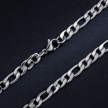 Stylish Hip-hop Choker Necklace Made From Premium Lightly Luxurious Titanium Steel