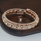 Full Rhinestone Wrapped Open Bracelet For Women