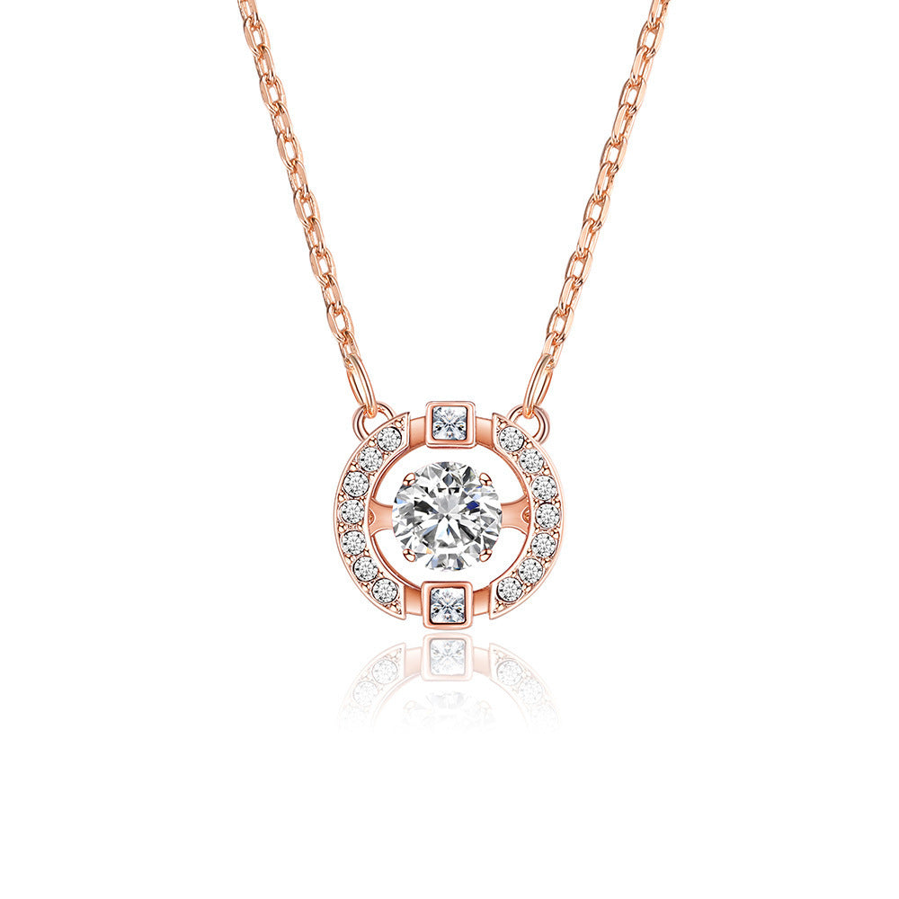 Colorful And Lively Crown Necklace Pendant For Women