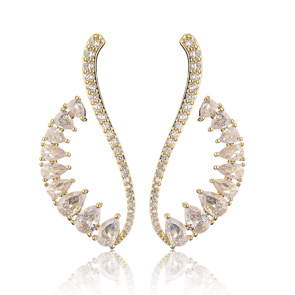 Minimalist Geometric Line Earrings For Women