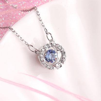 Colorful And Lively Crown Necklace Pendant For Women