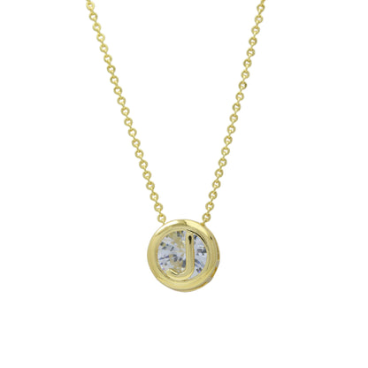 18k Gold-plated Geometric Hollow Circular Necklace In Brass