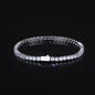 Hip-hop Spring-clasp Zircon Tennis Bracelet Jewelry